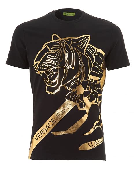 versace jeans palm tiger t-shirt|versace jeans couture polo shirts.